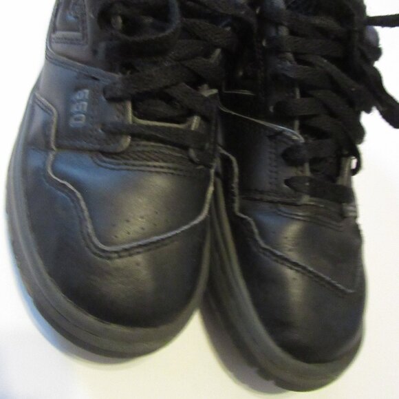 New Balance 550 All Black Sneakers Youth 6 – Retro Sport & Streetwear C - Picture 9 of 15